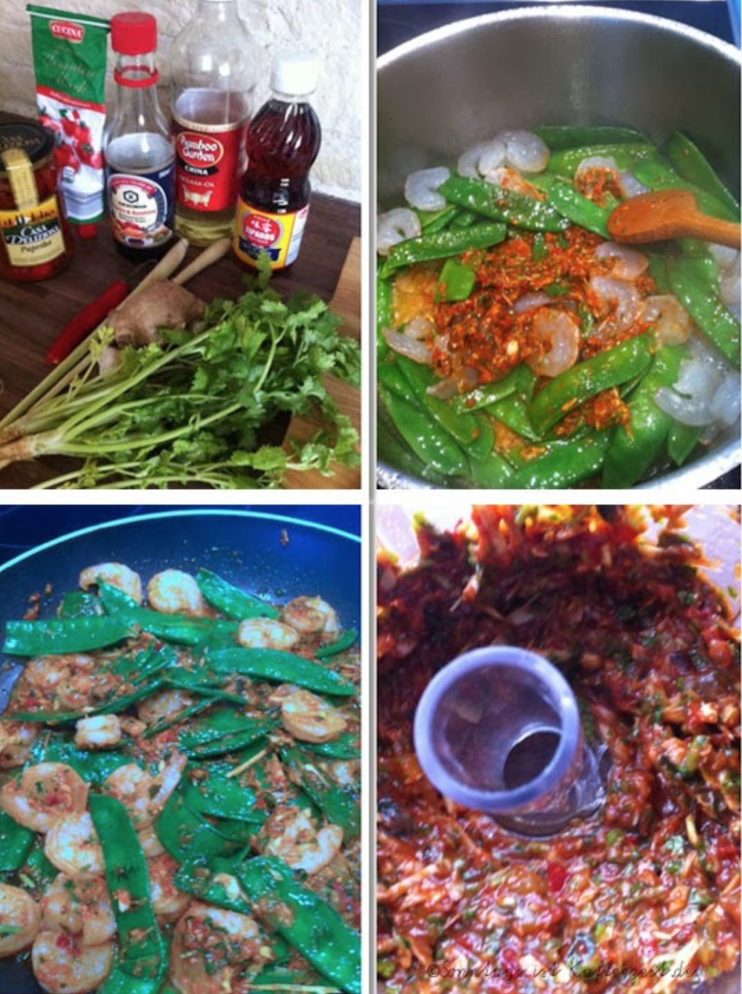 9.Tag Jamie Oliver 30 Minuten Menü- Rotes Thai-Curry mit Riesengarnelen
